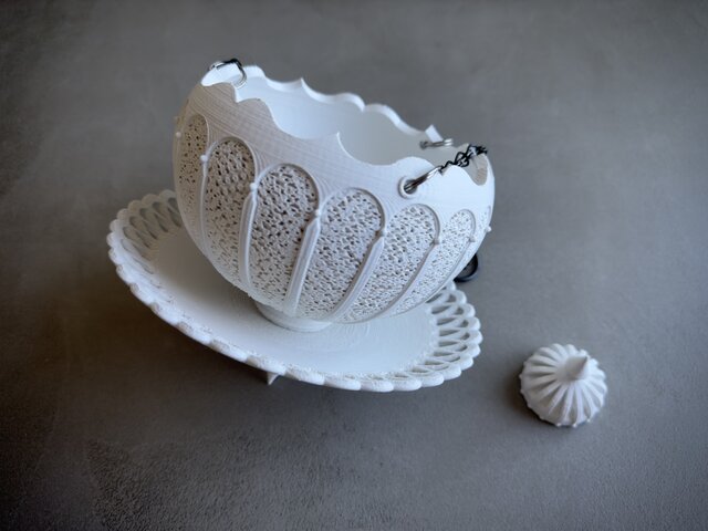 ハンギングプランター 吊り植木鉢 吊り鉢 white | iichi 日々の暮らし