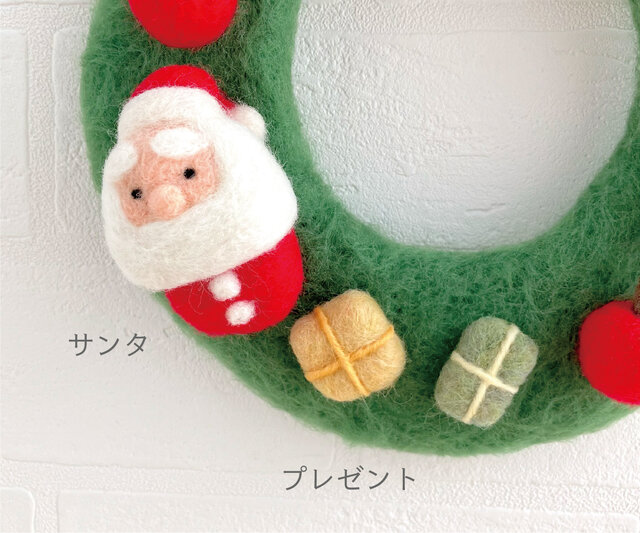 キティ　フェルト　クリスマスリース　2007年 楽天市場】フェルト手芸キット クッキーとキャンディーのリース