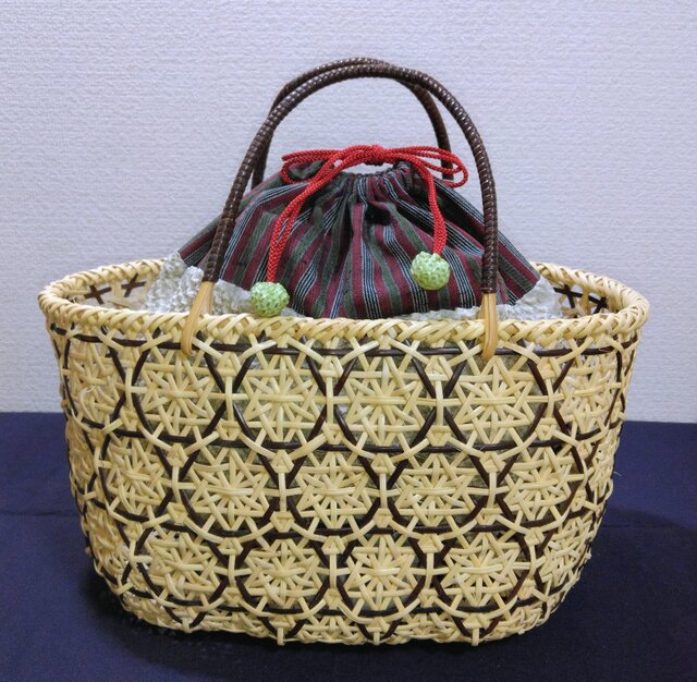 皮籐の華編み籠 37 | iichi 日々の暮らしを心地よくするハンドメイドや