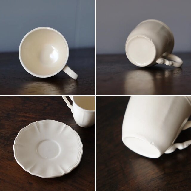 ディゴワンサルグミンヌ 花リム コーヒー カップアンドソーサー