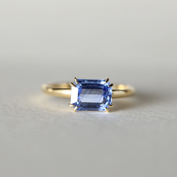 11号】一点物〈one-off〉K18◇バイカラーサファイアリング 1.86ct 18金 指輪〈one off_49〉 | iichi  日々の暮らしを心地よくするハンドメイドやアンティークのマーケットプレイス