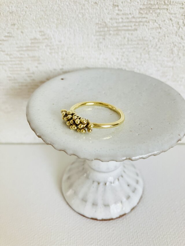 【受注生産】 すずなりリング　| 真鍮