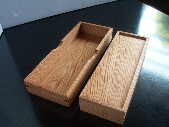 ○屋久杉 無垢 木製 筆箱 ペンケース 小物入れ K98 | iichi 日々の