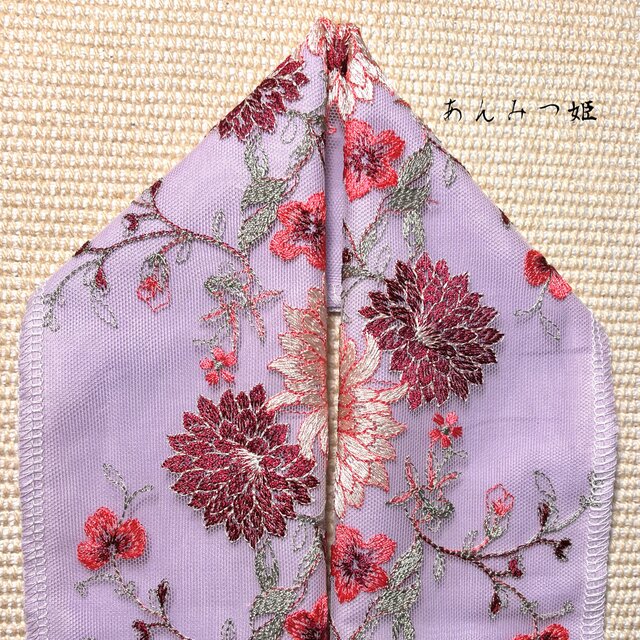 洗える刺繍半衿 菊花浪漫【あと2点】 | iichi 日々の暮らしを心地よく