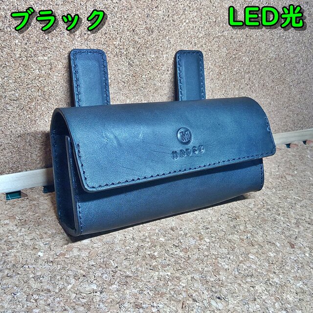 車載メガネケース サンバイザーメガネホルダー メンズ レディース 本革
