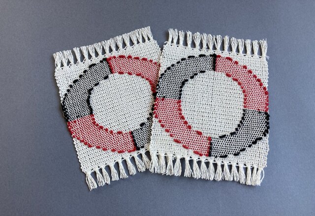 和紙糸のコースター（2） | iichi 日々の暮らしを心地よくする