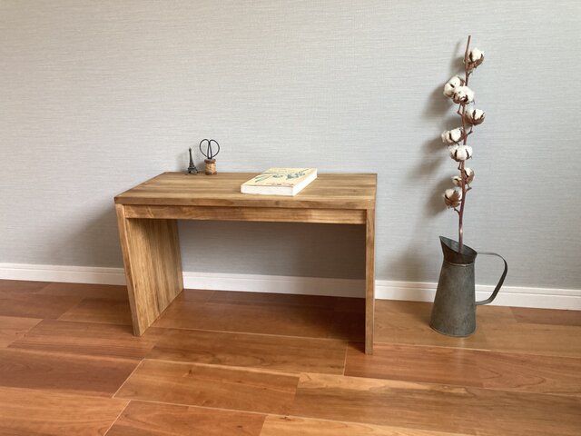 コの字テーブルW60 | iichi 日々の暮らしを心地よくするハンドメイド