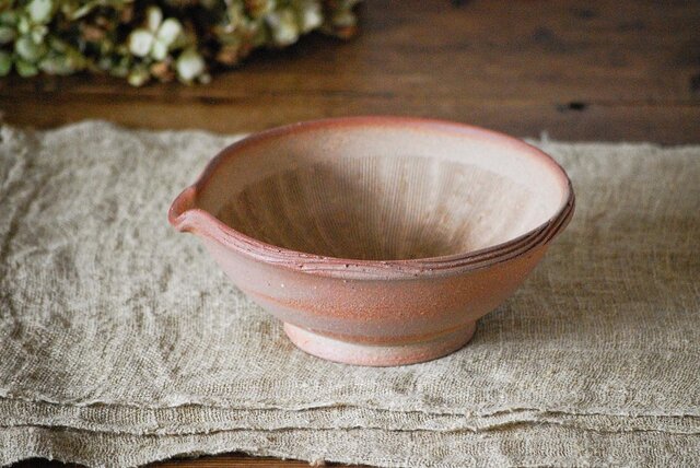 大　20cm すり鉢 片口　古手　骨董　こね鉢　すりばち　陶器　焼き物　光沢 大 20cm すり鉢 片口 古手 骨董 こね鉢 すりばち 陶器 焼き物 光沢 大