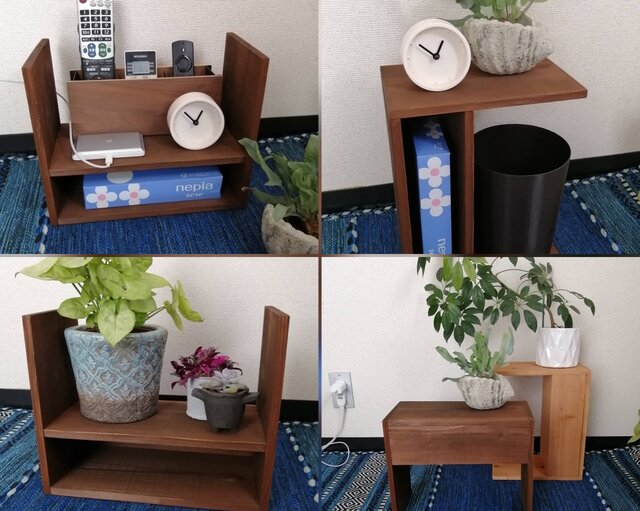 ミニテーブル　飾り台　小物飾り台　109 使い方自由自在✨便利な収納飾り台ラック ミニテーブル | iichi 日々