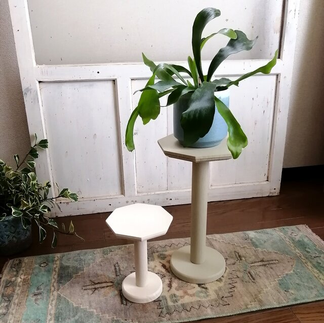 ☺️ Handmade Stool 試作品 ☺️ 高さ20センチ】木製飾り台 スツール 「Stool No.1」(TOLL 200
