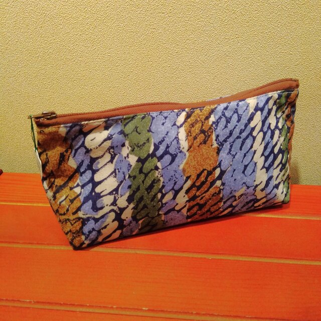 綿　長方形型ポーチ（大）