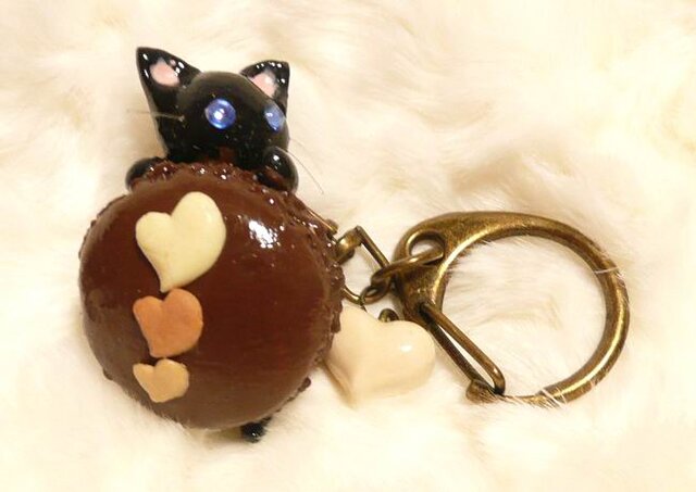 にゃんにゃんにゃんこ　にゃんこマーケット キーホルダー チョコ にゃんにゃんにゃんこ にゃんこマーケット キーホルダー チョコ