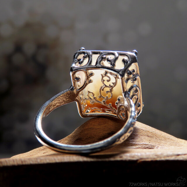 デンドリティック アゲート リング / Dendritic Agate Ring Ll2