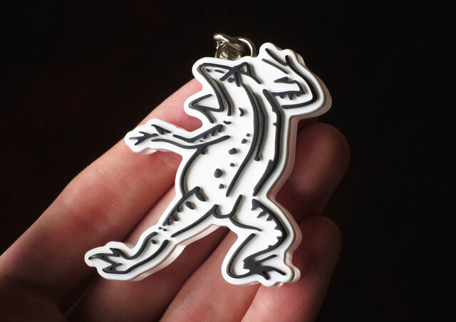 東京風防　当時物　激レア　発掘品 鳥獣戯画の防災笛 蛙 かえる 国産 防犯 ホイッスル アクセサリー 植物