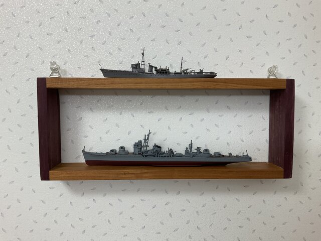 1/700 軍艦模型 駆逐艦クラス用 壁掛けラック Oタイプ | iichi 日々の