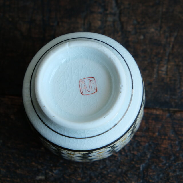 美品　陶芸　希少　年代物　青絵皿　菊花　銘々皿　丁寧に描れた　華やかな　薄い作り たち吉 染付花紋 銘々皿揃 5枚セット 輪花皿 取皿 青華 和食器