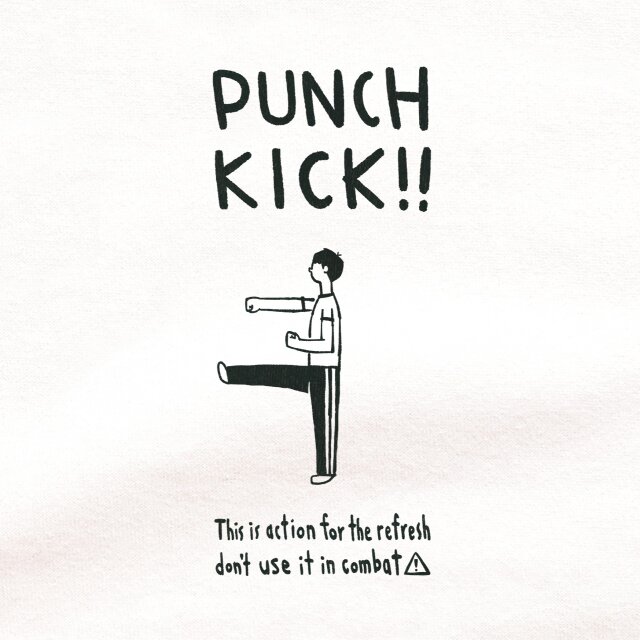 半袖 Tシャツ 『パンチキック』 メンズ レディース