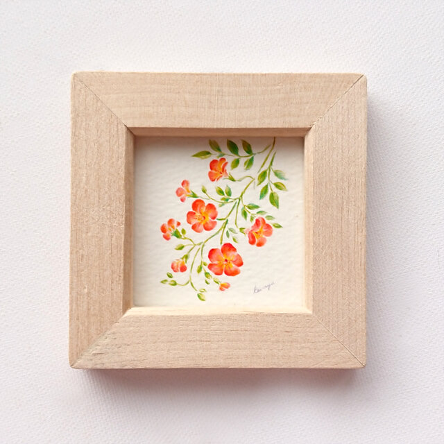 複製絵画「ノウゼンカズラ」