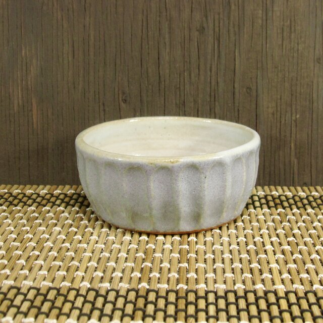 陶器 しのぎ小鉢　トルコパープル1（還元焼成）【230703】