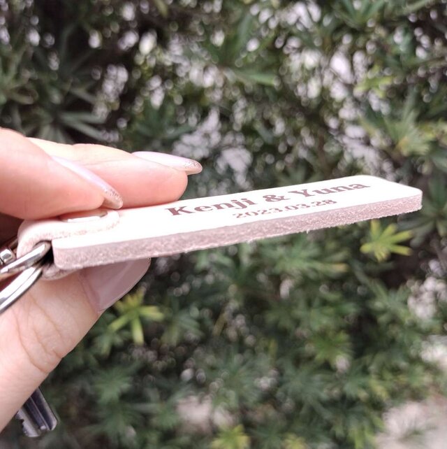 本革 レザーキーホルダー ペア 2個セット お揃い 名入れ 文字 本革 レザーキーホルダー ペア 2個セット お揃い 名入れ 文字