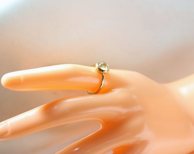 K18YG ルチルクォーツキャッツアイリング 1.49ct | iichi 日々の暮らし