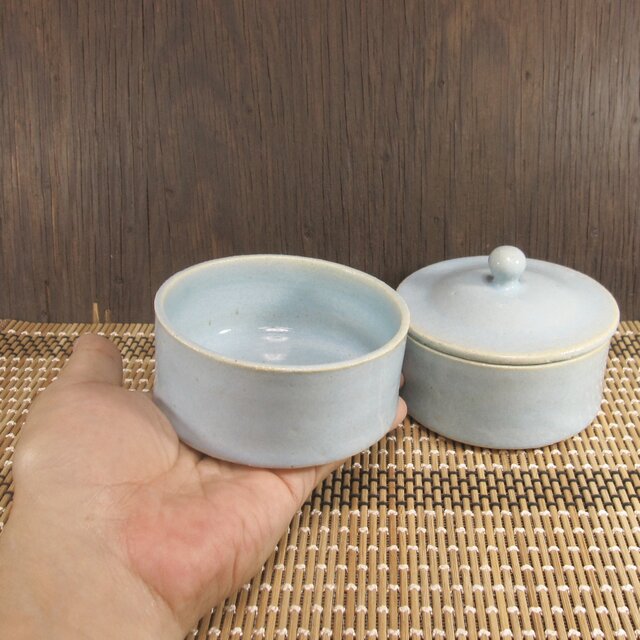 陶器 重箱型かさね小鉢 2段 トルコ釉【230718】 | iichi 日々の暮らし