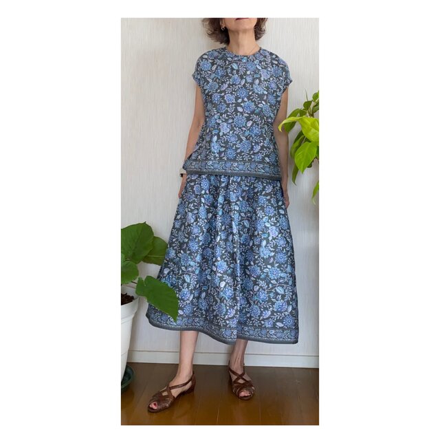 コットンタックスカート