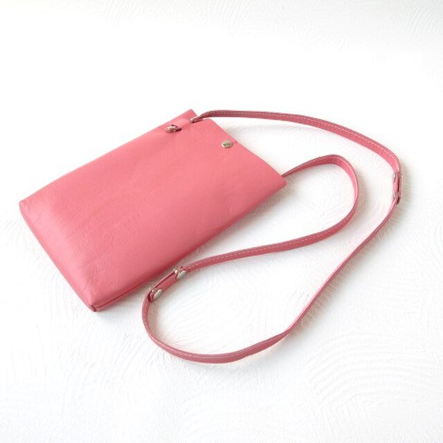 【アウトレット】《牛革》ちょっと大き目・２WAY～ミニサコッシュ・軽量ソフトレザー・049