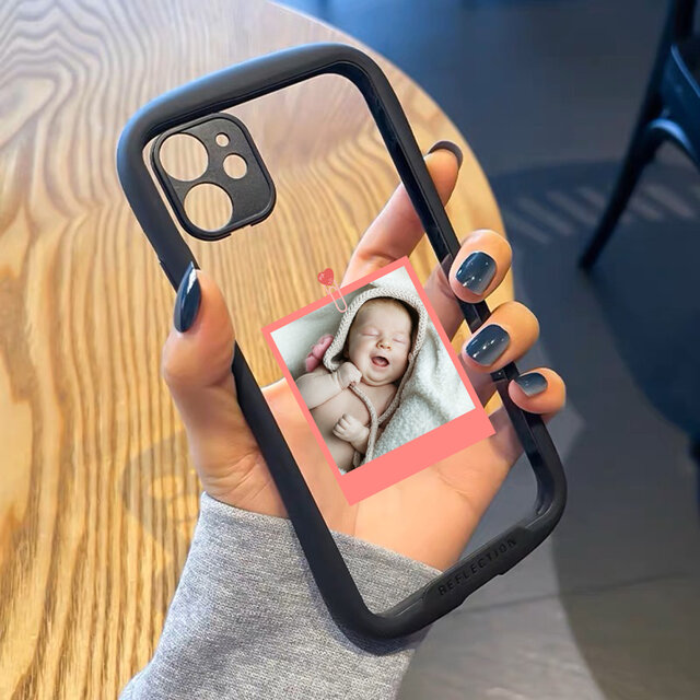 あなたの写真で世界にひとつだけのスマホケースが作れる♪完全オーダーメイドケース 耐衝撃グリップケース 最新機種対応