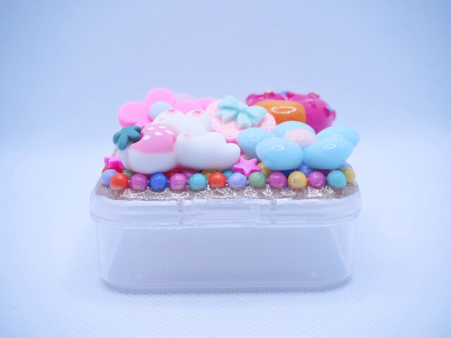 デコレーション 小物入れ 盛り沢山 ケース うさぎ いちご お花