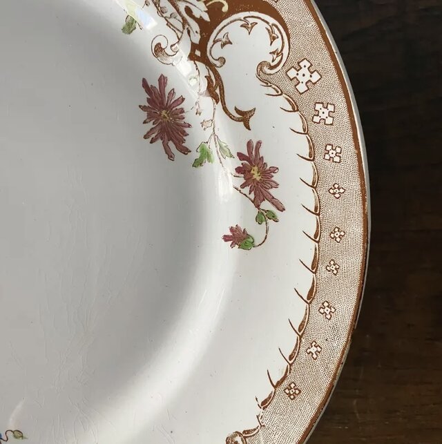 素晴らしいコンポティエ　クレイユモントロー　フランスアンティーク クレイユモントロー クレイユエモントロー Alexandra コンポ