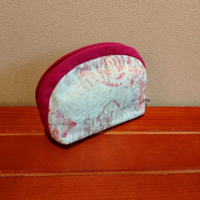 綿　楕円型ポーチ（中）