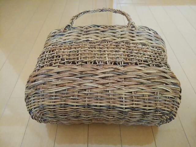 天然あけび パンかご ♪ 北海道十勝バスケット あけびかご3（展示） | iichi 日々の