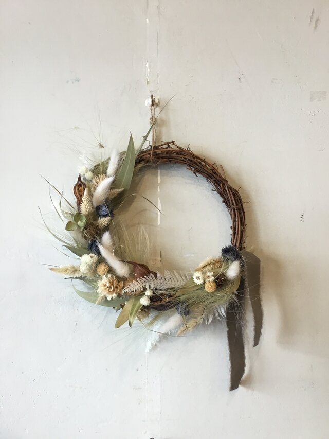 秋景色のリース