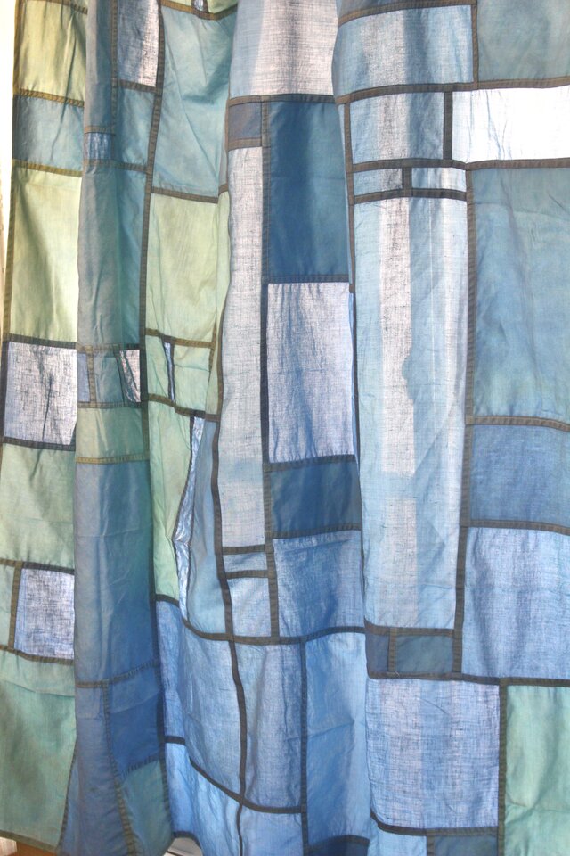 藍染/永遠の布 134×138cm