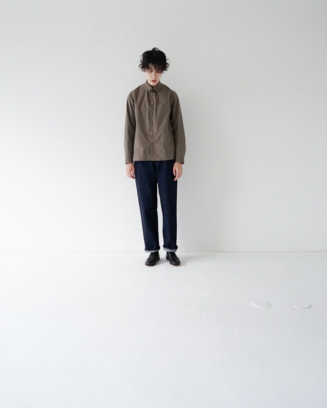 エジプト綿ギザコットンシャツ/giza88cotton/standard shirt/dusty