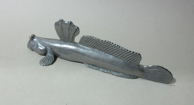 ムツゴロウの置物 木彫りむつごろうの置物 （中原恵峰工房） | 承 | かしまいろONLINE