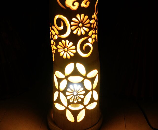 竹灯り・竹あかり・竹灯籠 ～～ 癒しの灯り☆雲紫☆～～ | iichi 日々