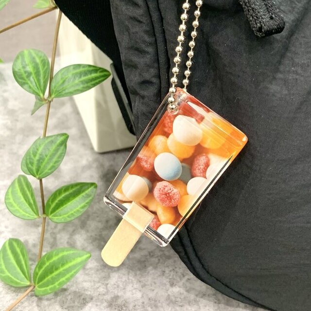 送料無料】アイスデザイン キーホルダー カラフルキャンディ