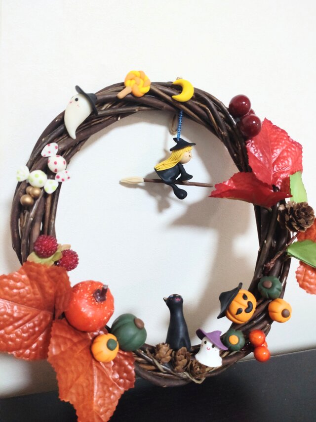 ハロウィンリース(大) | iichi 日々の暮らしを心地よくする