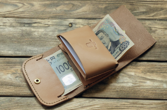 サドルレザーの財布 15 本革サドルレザーのコンパクトミニ財布【受注製作】 | iichi