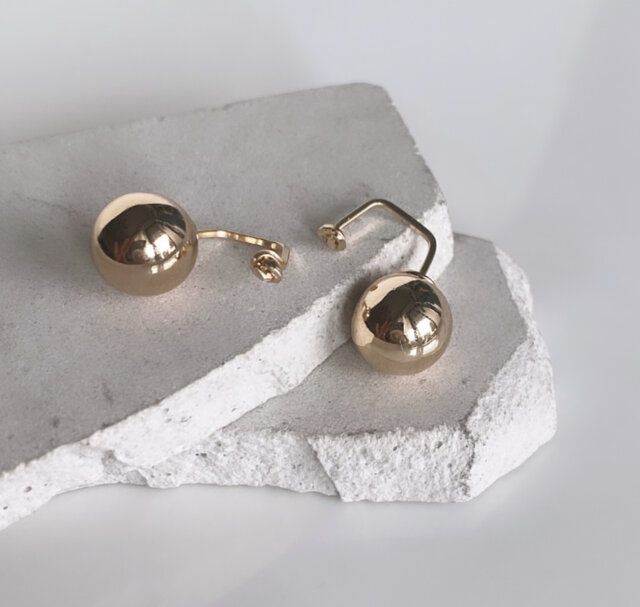 【専用です】14kgf♦︎ブレスレット＊ピアス Nuts ピアス 14kgf サージカルステンレス メタルボールキャッチ