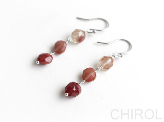 アンデシン ピアス/ SV925 | iichi 日々の暮らしを心地よくする