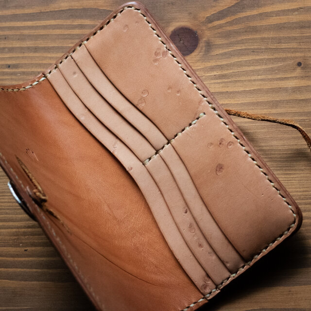 レザーウォレット ロングウォレット 革財布 leather wallet | iichi