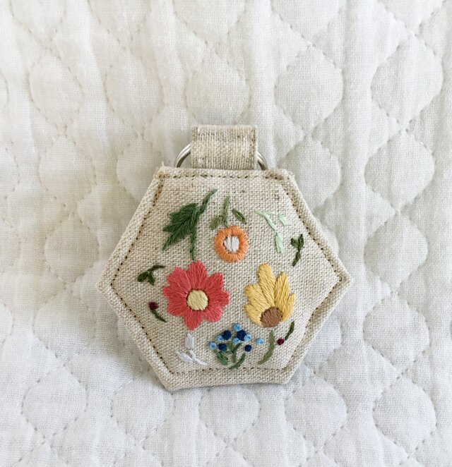 さ*ち様 タクヤ スクラッチ 刺繍アクキー 6月 たまごっちのさがら刺繍のボールチェーンチャームが登場