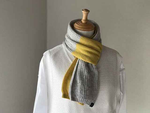 ❤お得なお品❤クリーニング済 カシミヤシルクマフラー ボルドーｘグレー エルメス ❤お得なお品❤クリーニング済 カシミヤマフラー ボルドーx