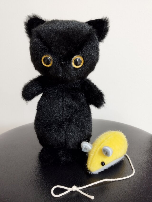 ふわふわぬいぐるみ☆黒ねこくんとねずみ☆ | iichi 日々の