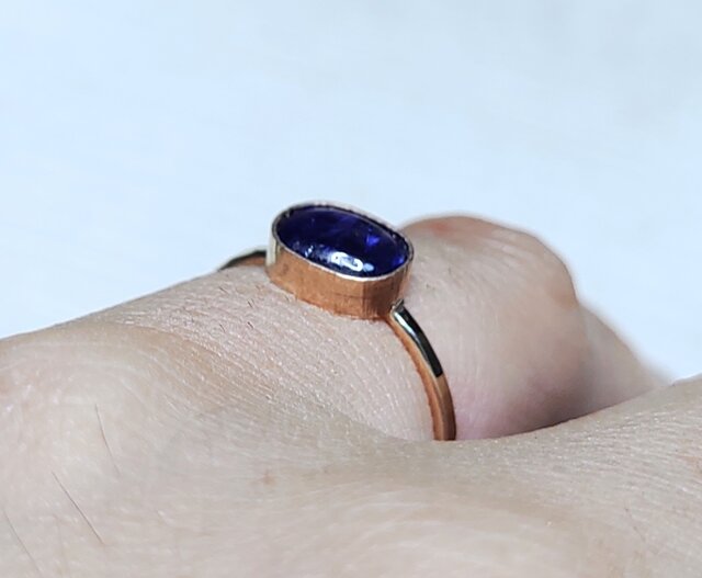 バイカラータンザナイト＊14kgf ring | iichi 日々の暮らしを心地よく