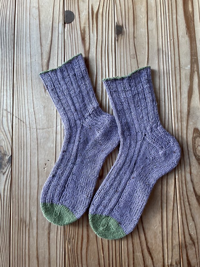 No.1296 手編み靴下