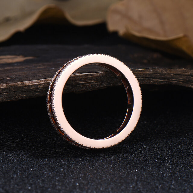 K10 ローズゴールド 天然石 ガーネット リング 1月誕生石 結婚指輪